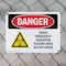 Signmission Radiation & Laser Sign, 7 in H x 10 in W, Plastic, Rectangle OS-2PACK-DS-P-710-L-1688 - alternate 2
